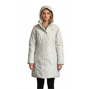 Northface Long White Coat -  Women's size Medium